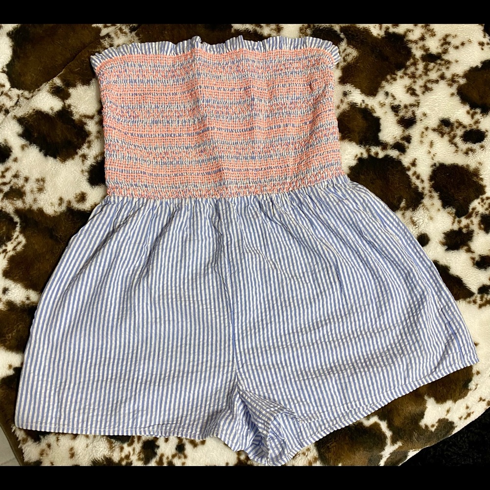 Romper swim cover up